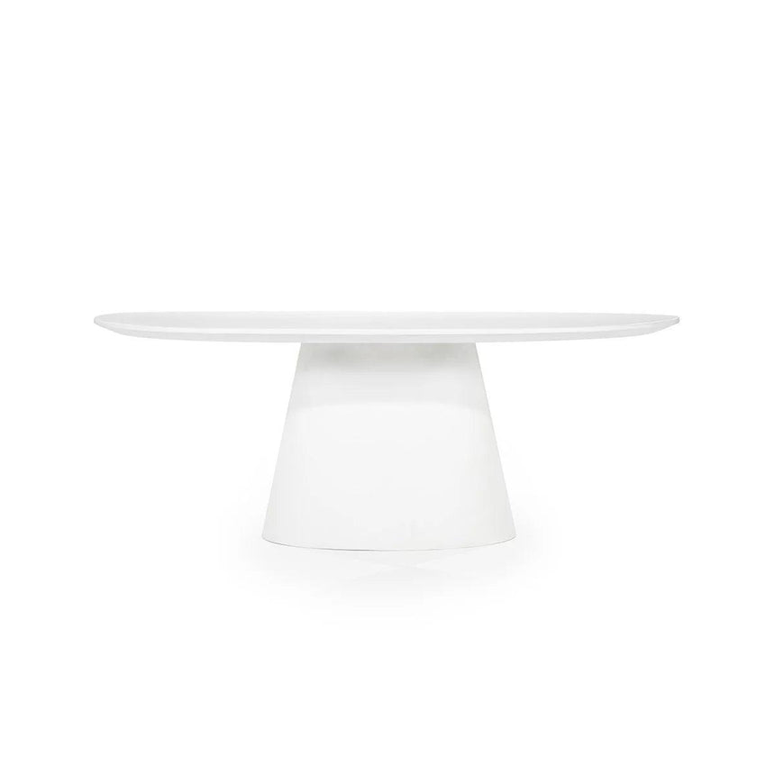 Elin PP ovális étkezőasztal 200x110 - Dutch Home