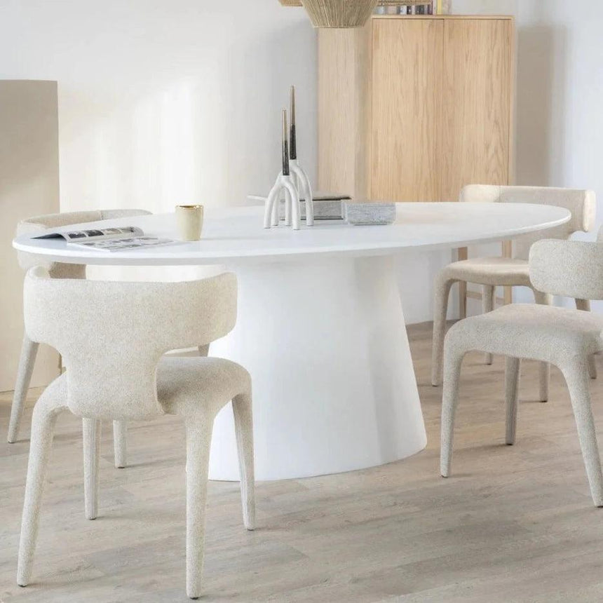 Elin PP ovális étkezőasztal 250x110 - Dutch Home