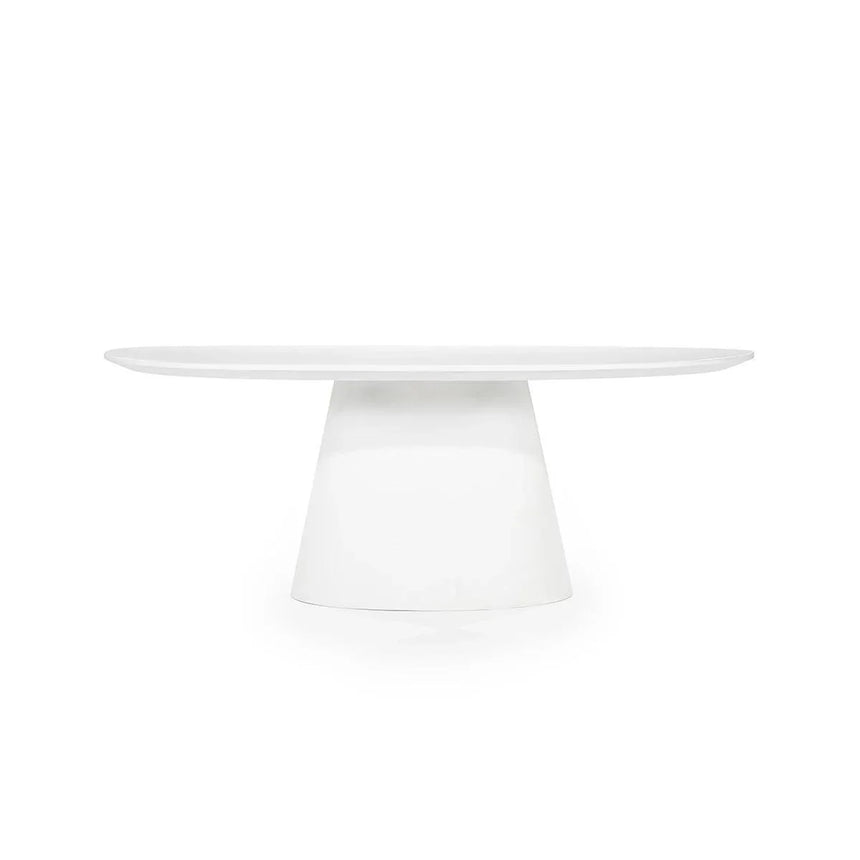 Elin PP ovális étkezőasztal 200x110 - Dutch Home