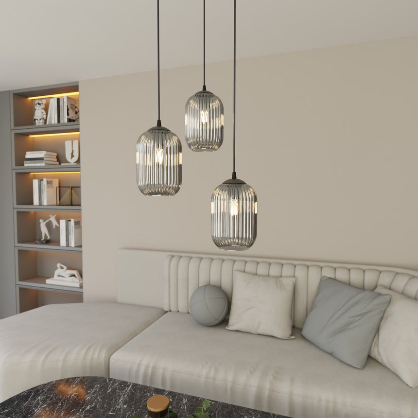 Verdi 3 Premium üveg függőlámpa