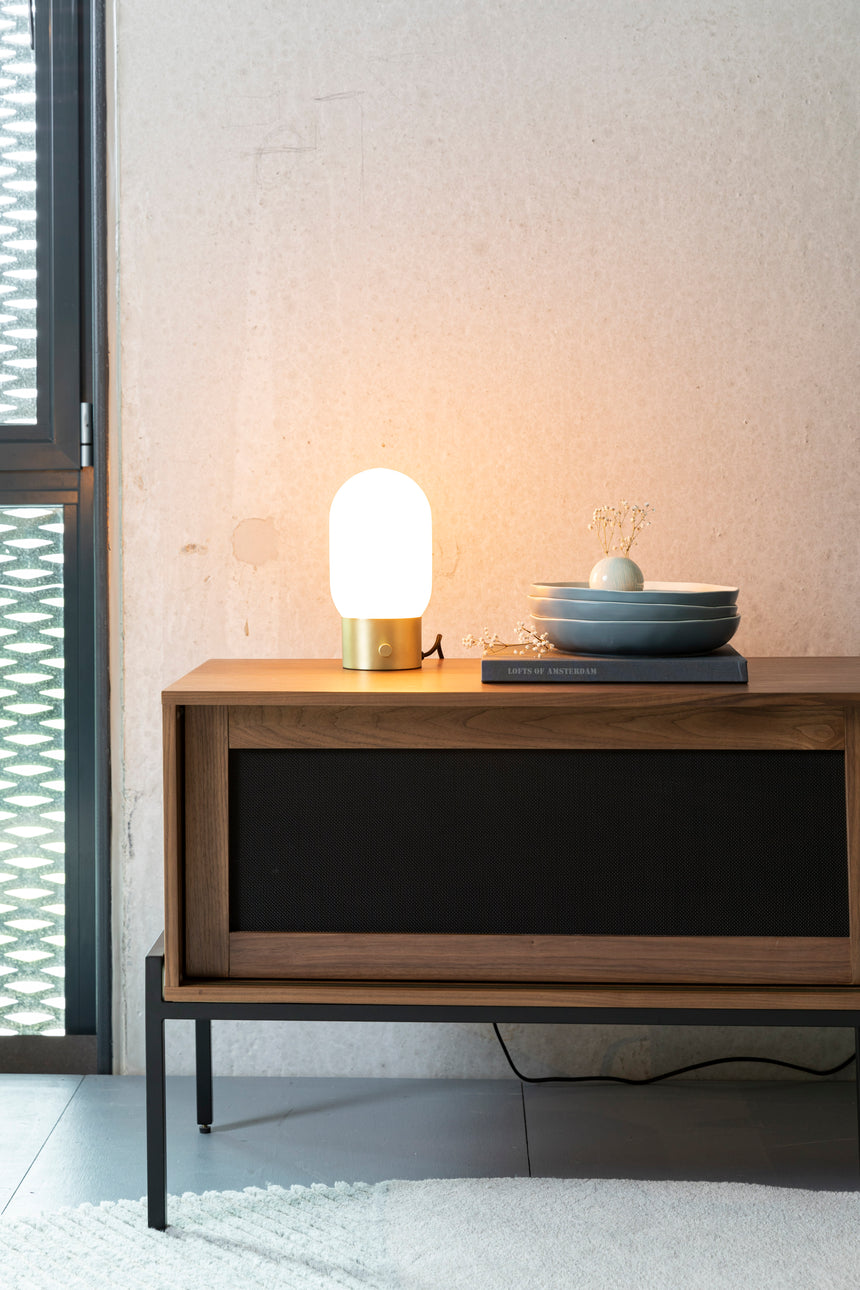 Urban charger üveg asztali lámpa