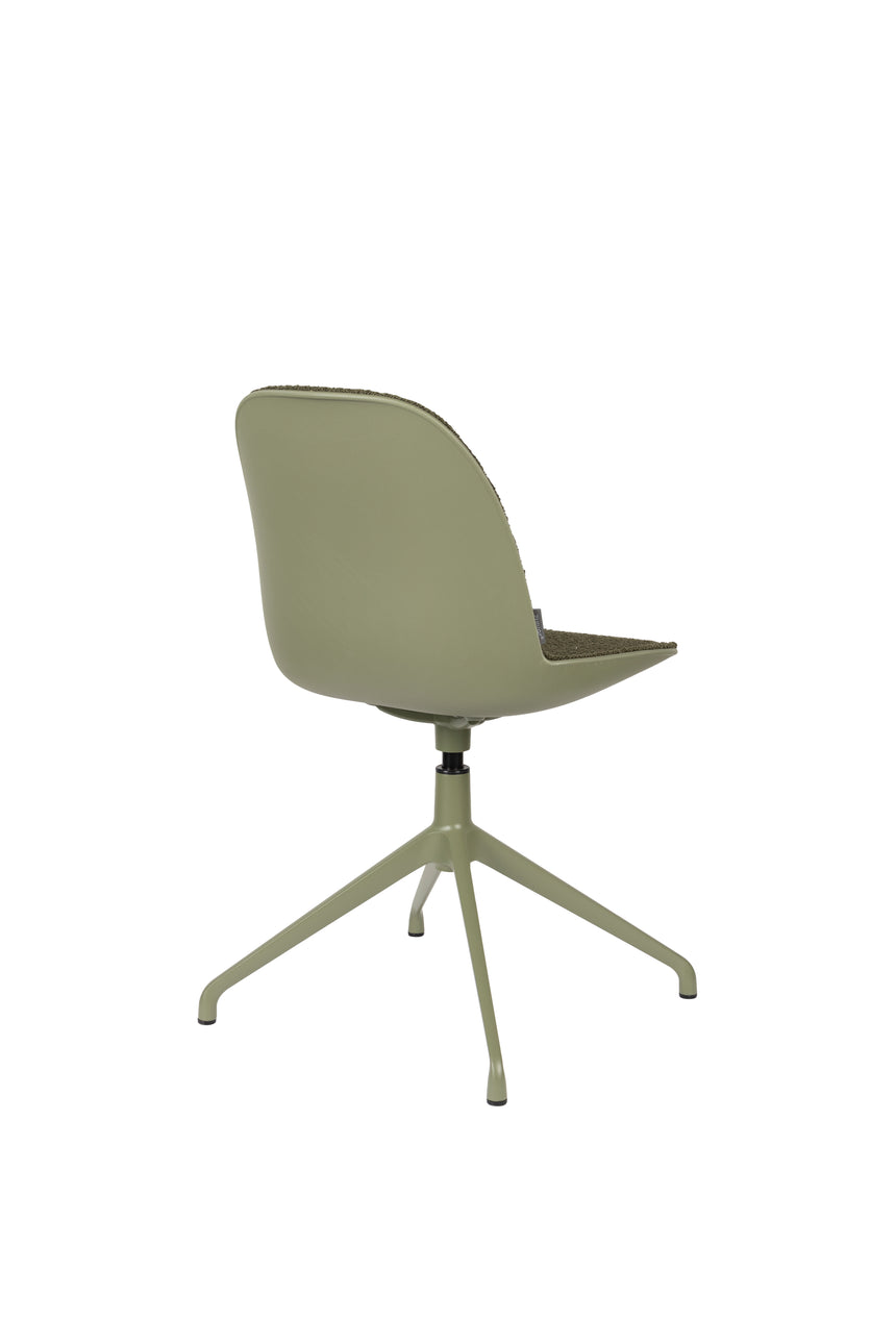 Albert Kuip bouclé swivel chair