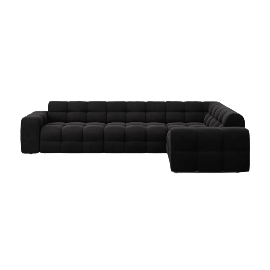 Kendal jobbos bársony sarokkanapé 332x231