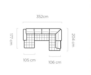 Focus XL kanapé
