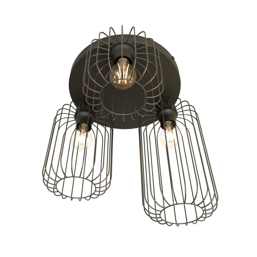 Barn 3 Prem fém mennyezeti lámpa