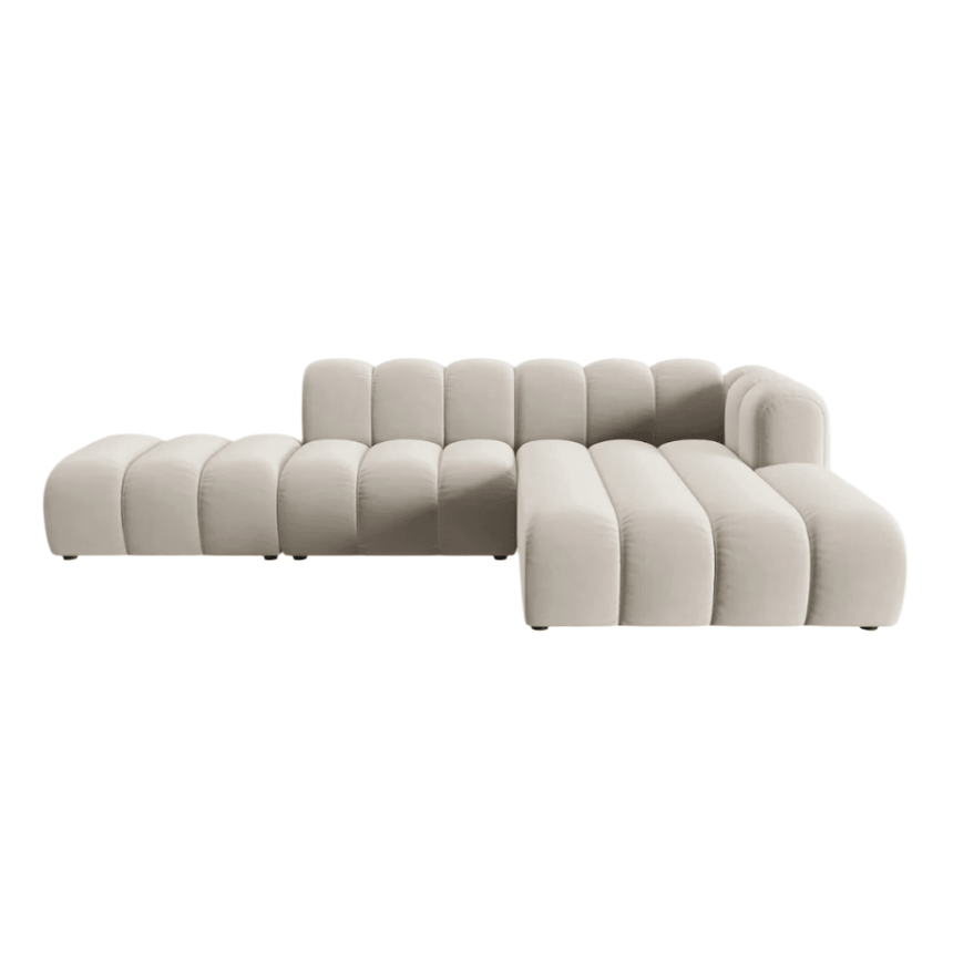 Lupine jobbos bársony sarokkanapé 294x175