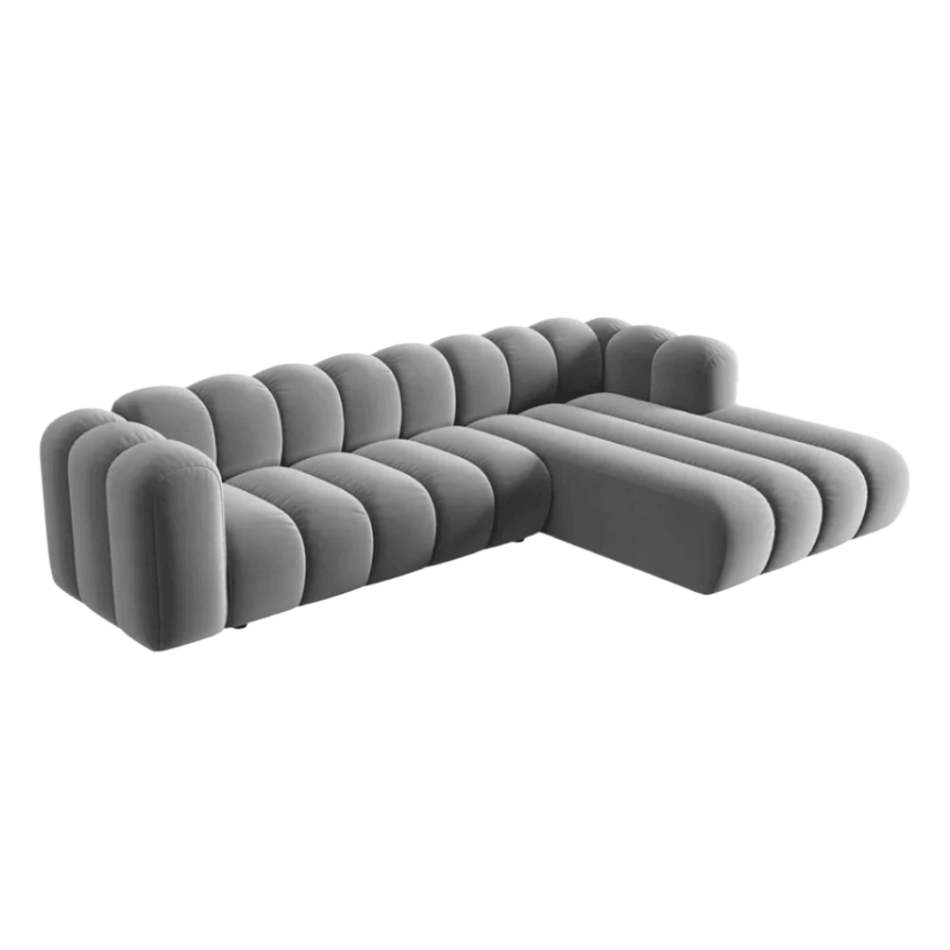 Lupine jobbos bársony sarokkanapé 288x175