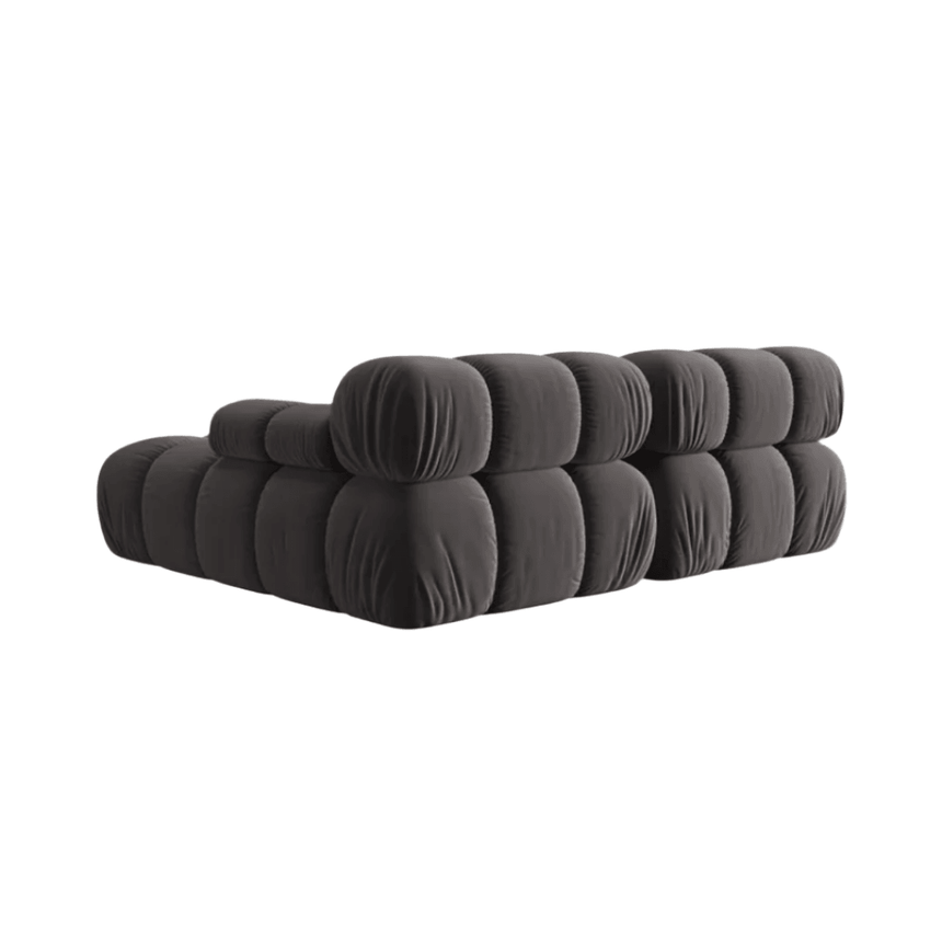 Bellis right-hand velvet corner sofa 188x155