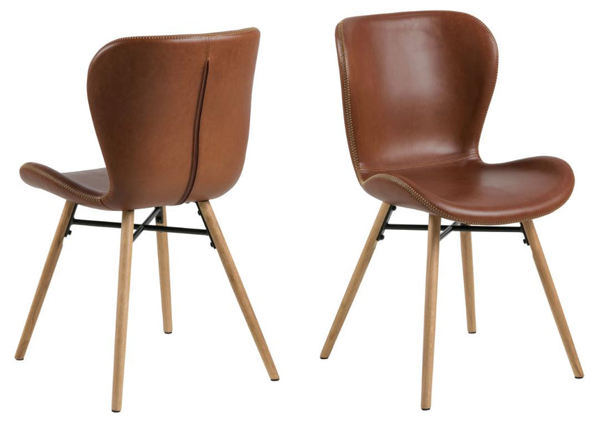 Batilda textilbőr szék - Dutch Home