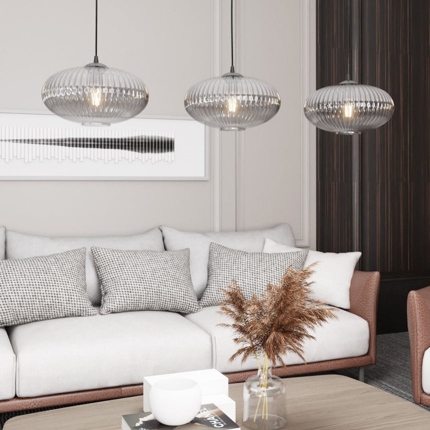 Coco 3 BL üveg függőlámpa