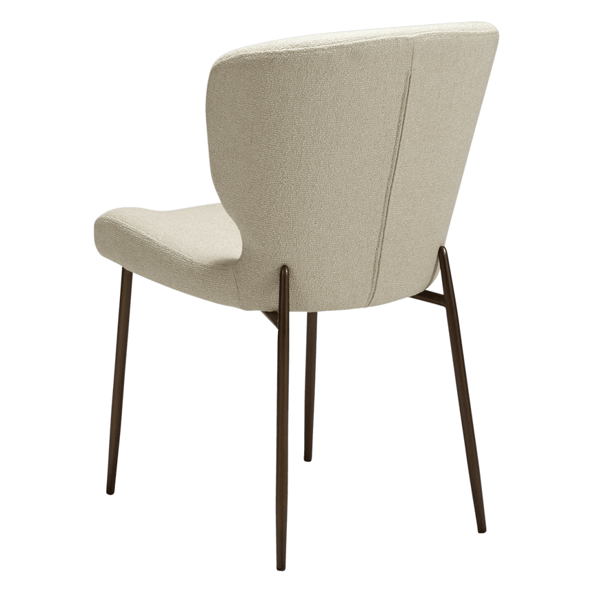 Glory buklé szék antik metál lábbal