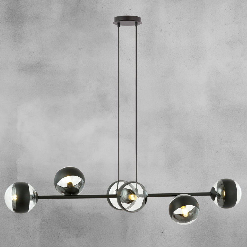 Rossi 6 BL Stripe fém függőlámpa