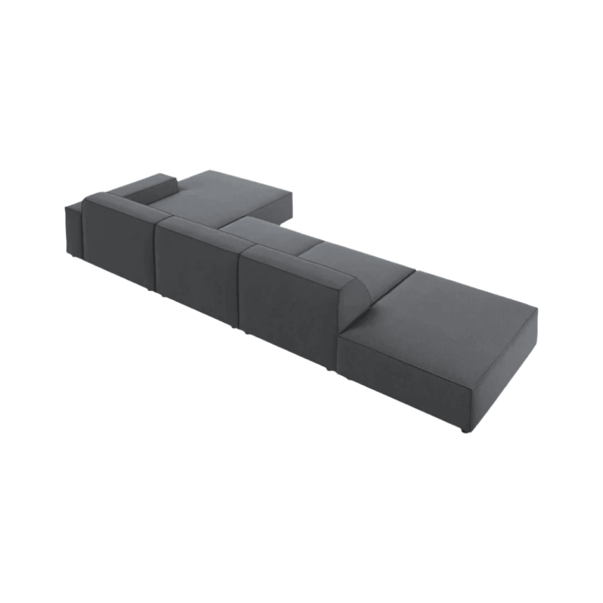 Jodie jobbos szövet sarokkanapé 341x166