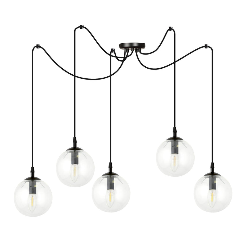 Gigi 5 BL üveg függőlámpa