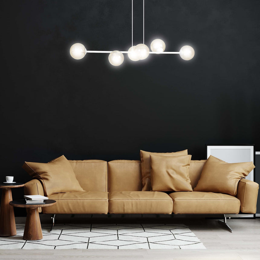 Rossi 6 WH fém függőlámpa