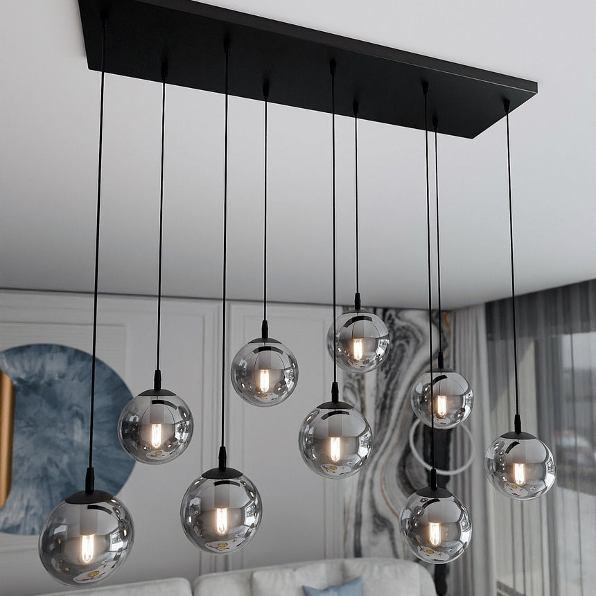 Cosmo 9 BL fém függőlámpa