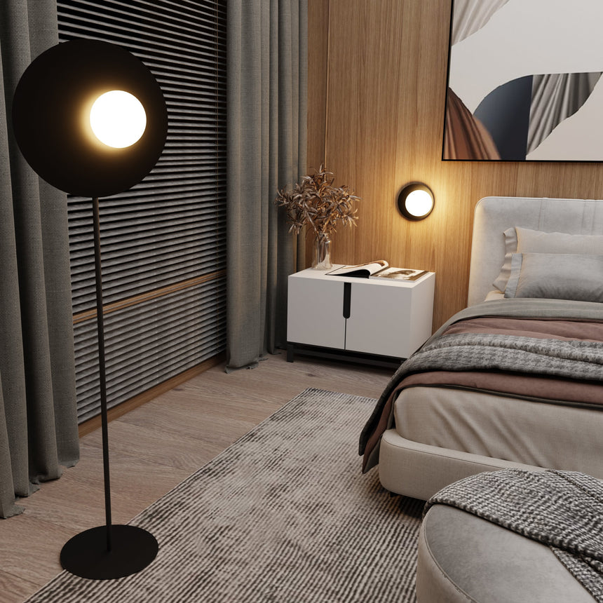 Oslo LP Opal fém állólámpa