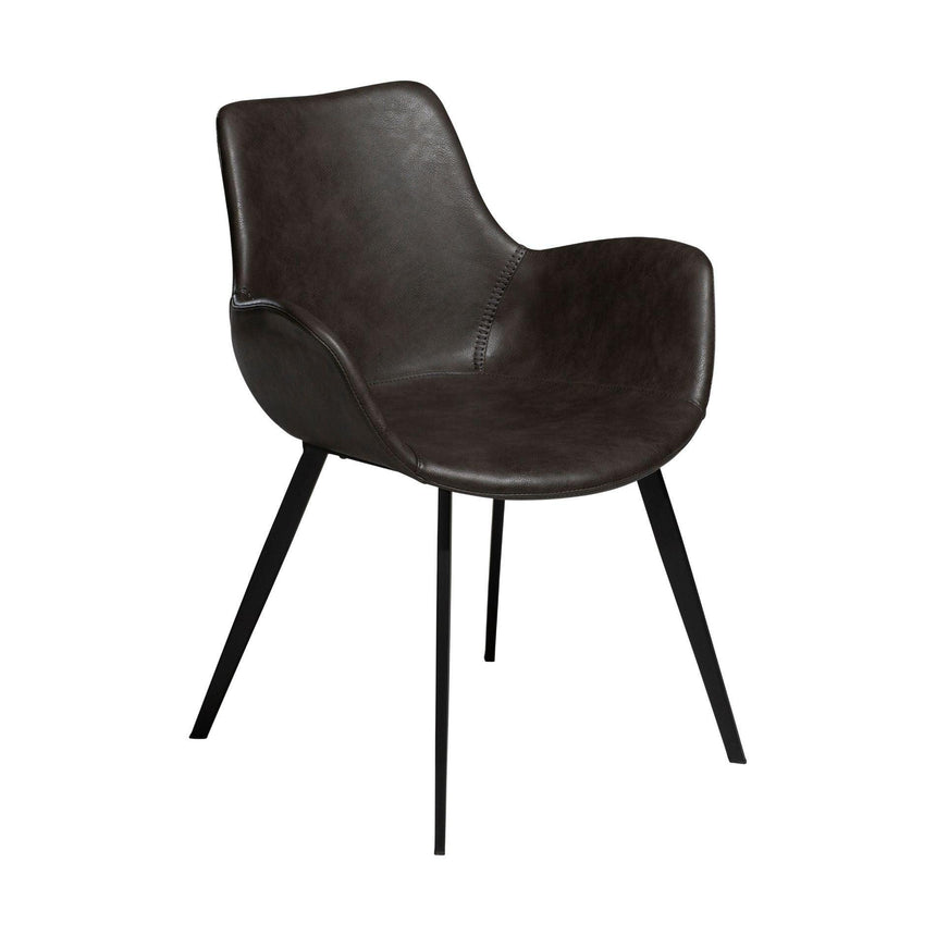 Hype vintage karfás textilbőr szék-1