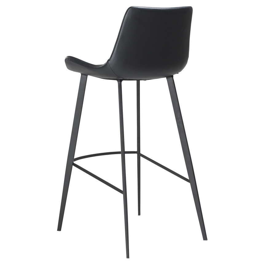 Hype textile leather bar stool