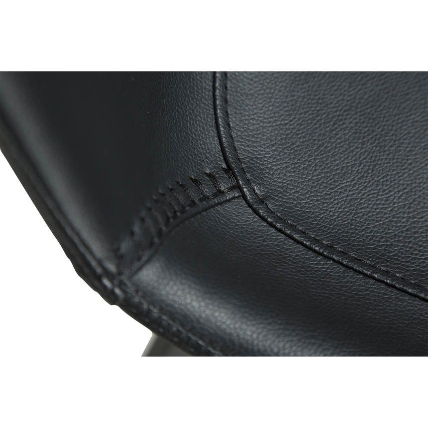 Hype textile leather bar stool