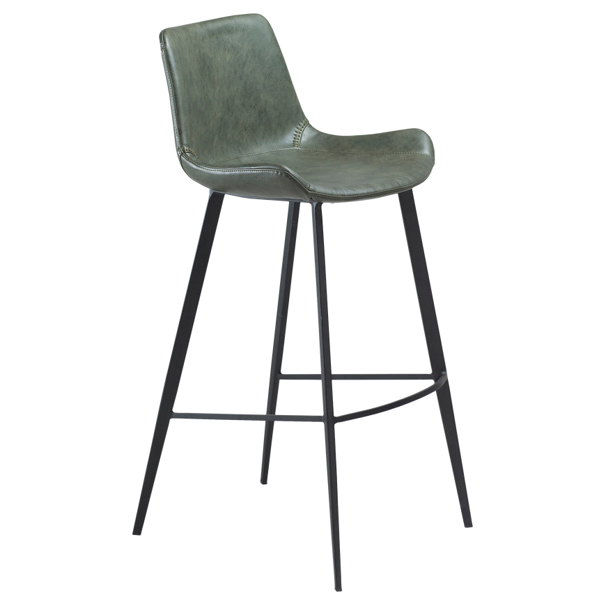 Hype textile leather bar stool