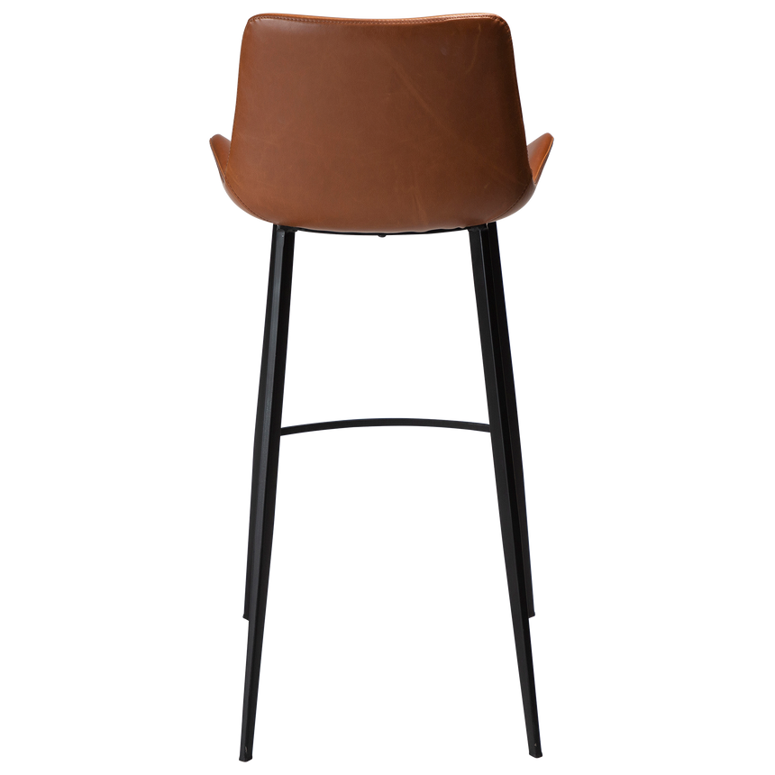 Hype textile leather bar stool