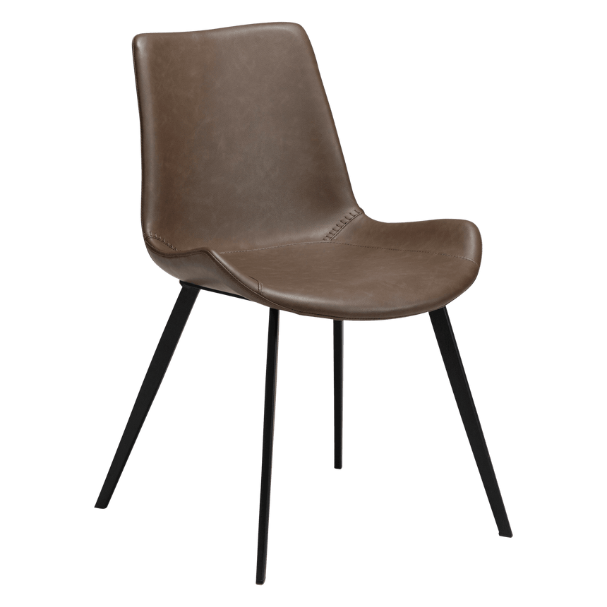 Hype textilbőr szék metál lábbal