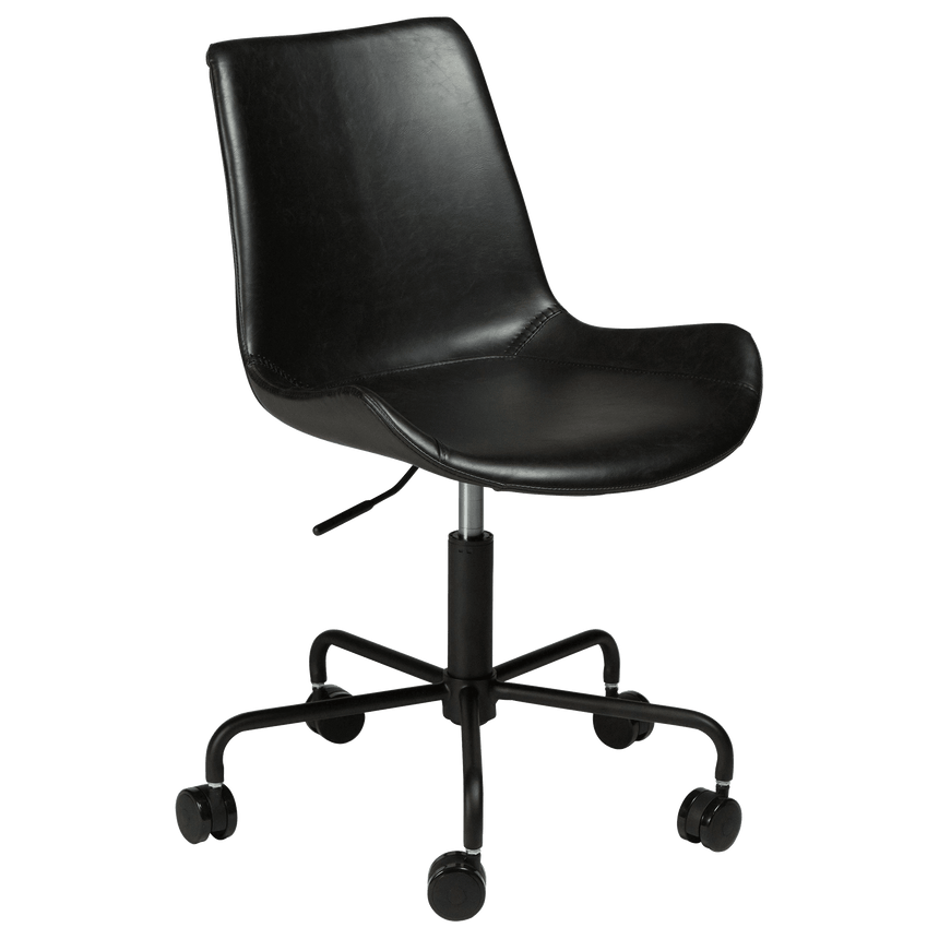 Hype textile leather rolling chair