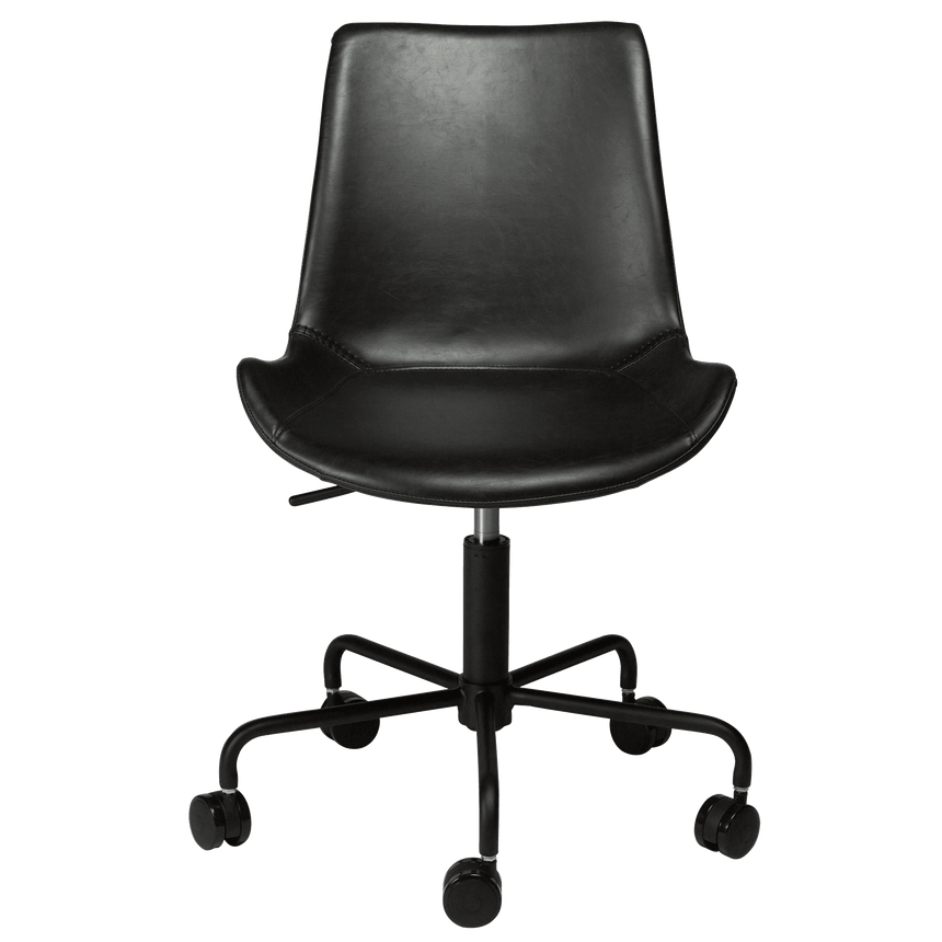 Hype textile leather rolling chair