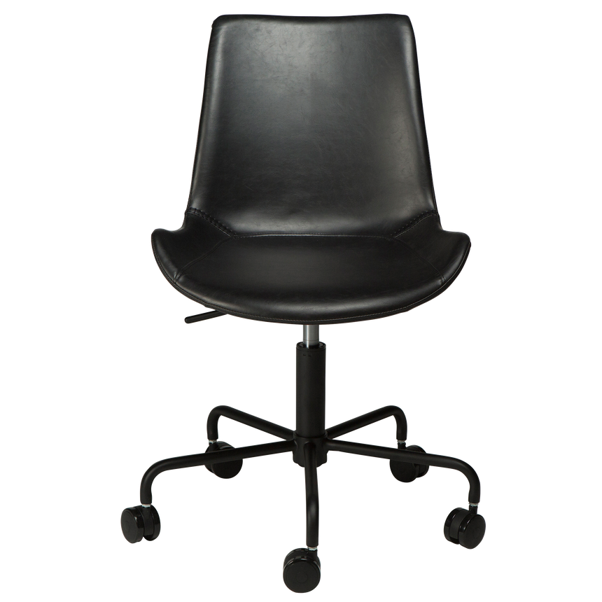 Hype textile leather rolling chair