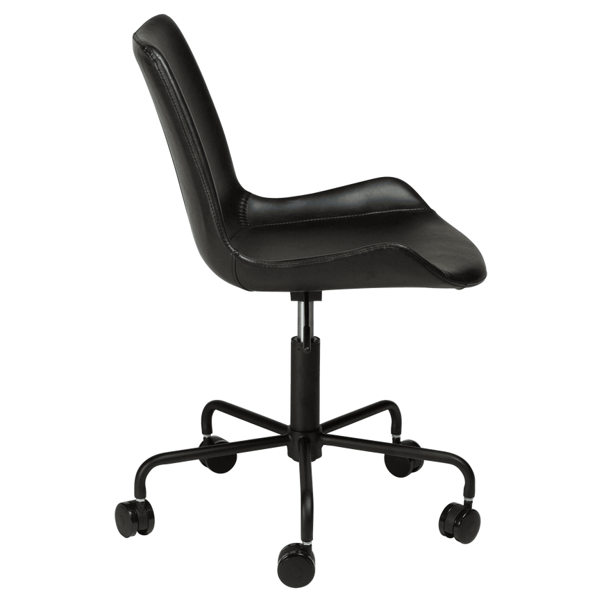 Hype textile leather rolling chair