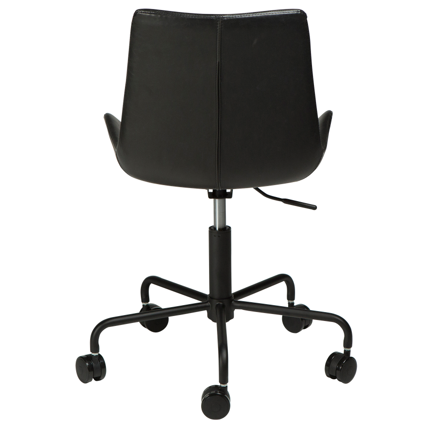 Hype textile leather rolling chair