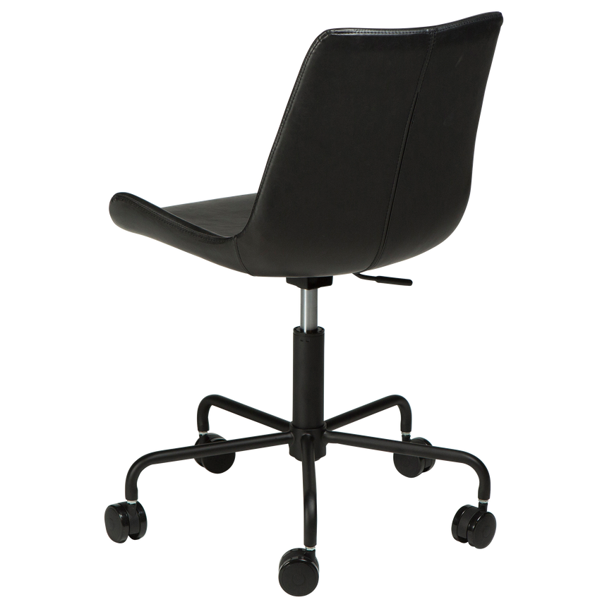 Hype textile leather rolling chair