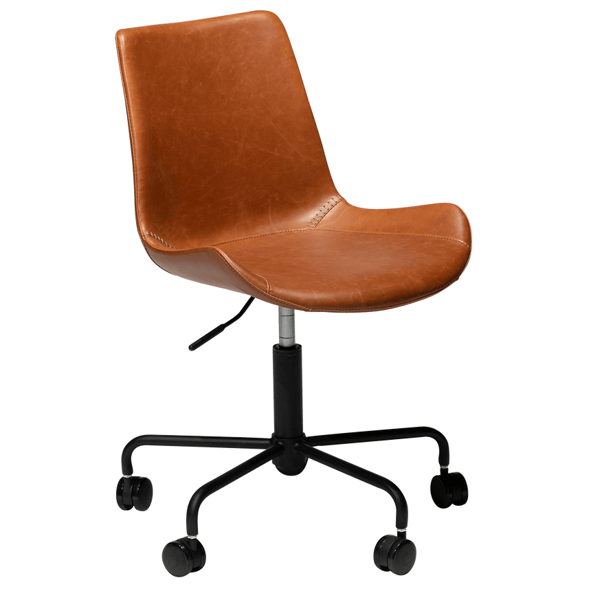 Hype textile leather rolling chair