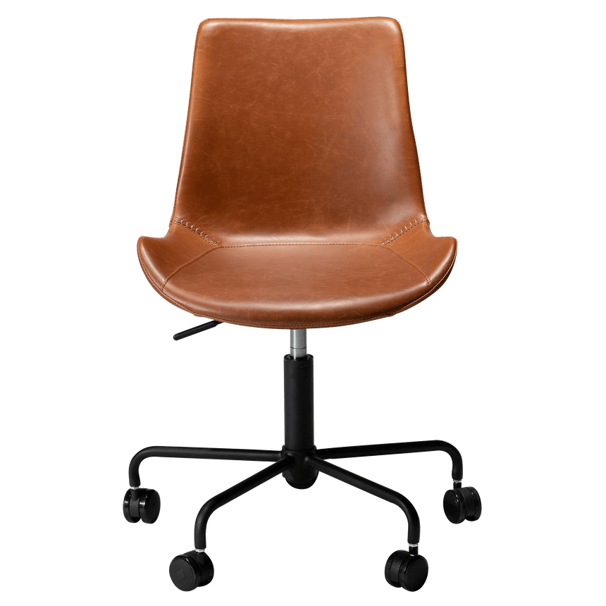 Hype textile leather rolling chair