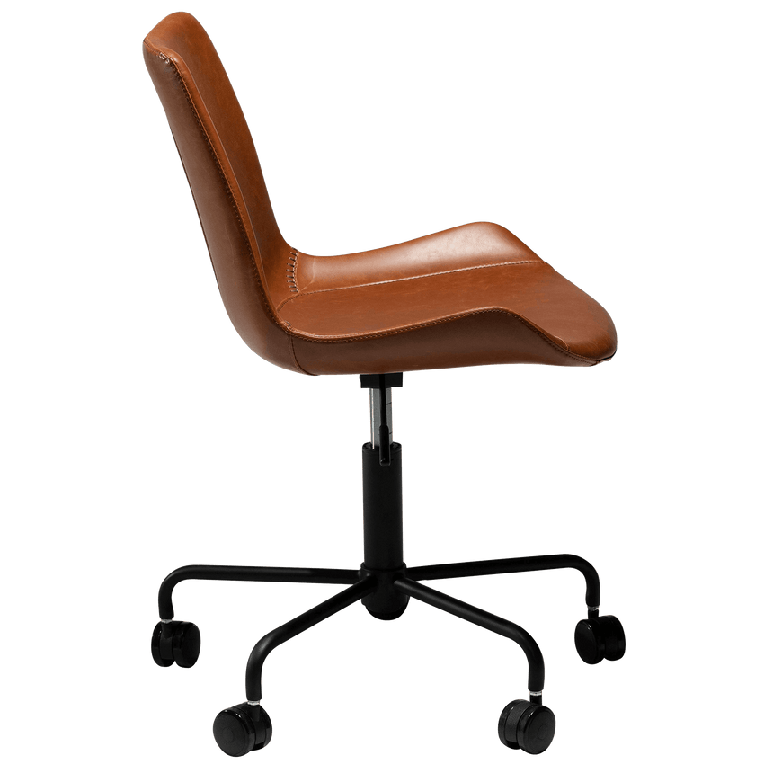 Hype textile leather rolling chair