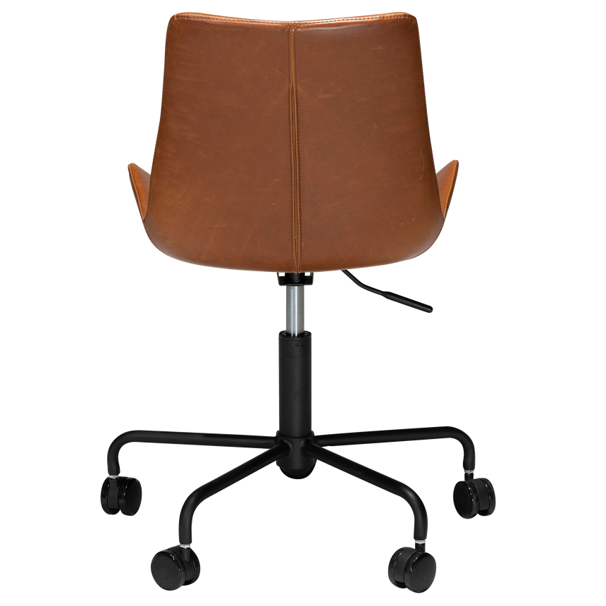 Hype textile leather rolling chair