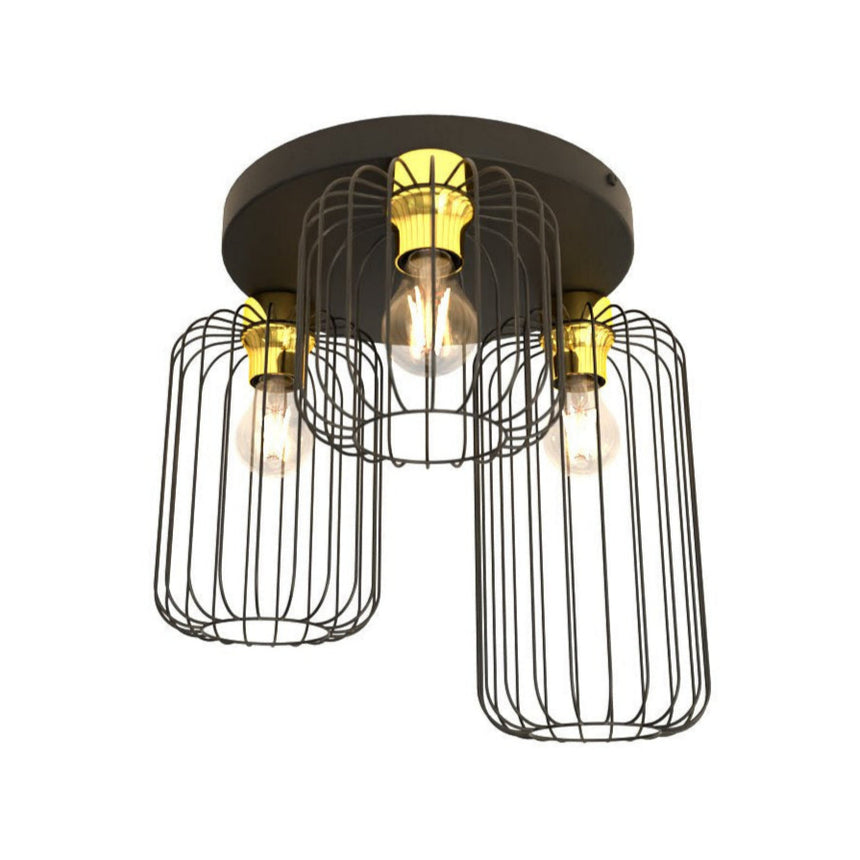 Barn 3 Prem fém mennyezeti lámpa