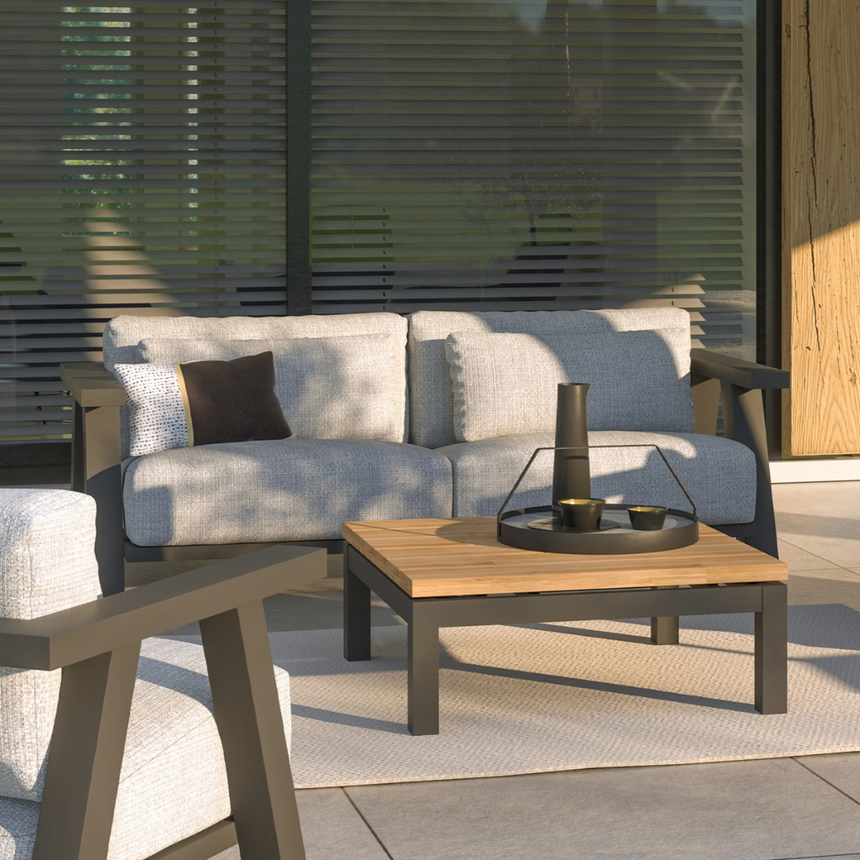 Iconic 3-seater fabric garden sofa