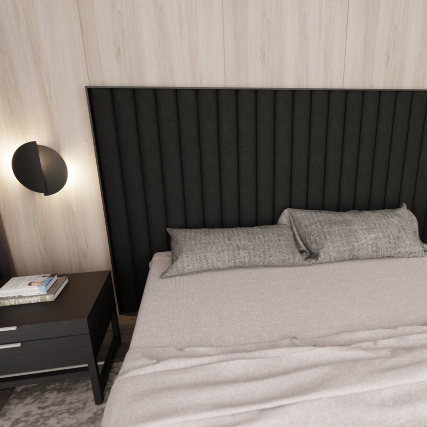 Form 9 fém falilámpa