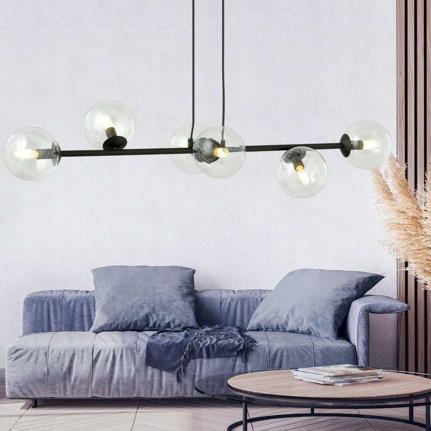 Rossi 6 BL fém függőlámpa