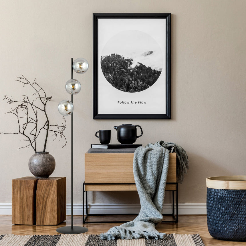 Rossi LP3 fém állólámpa