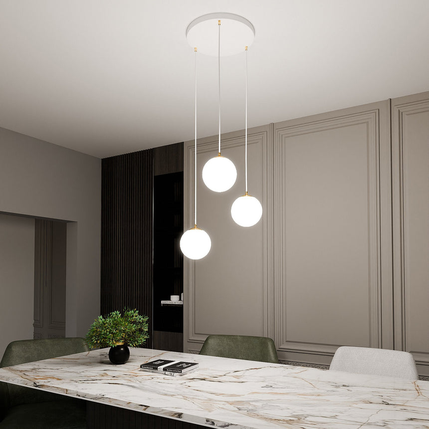 Royal 3 fém függőlámpa