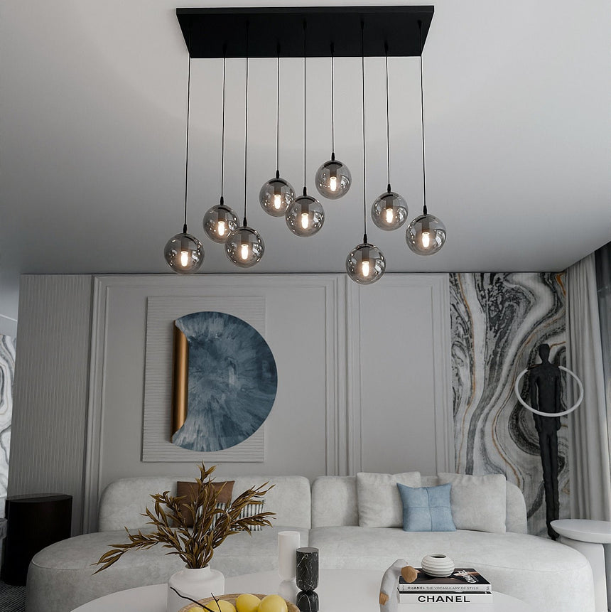 Cosmo 9 BL fém függőlámpa