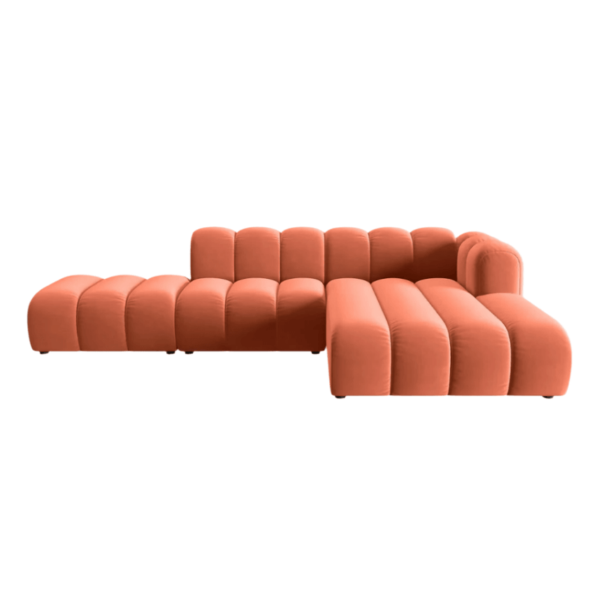 Lupine jobbos bársony sarokkanapé 294x175