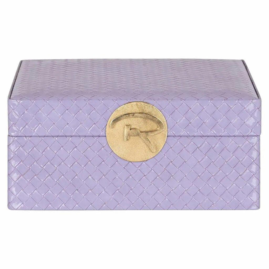 Joelle faux leather jewelry box large