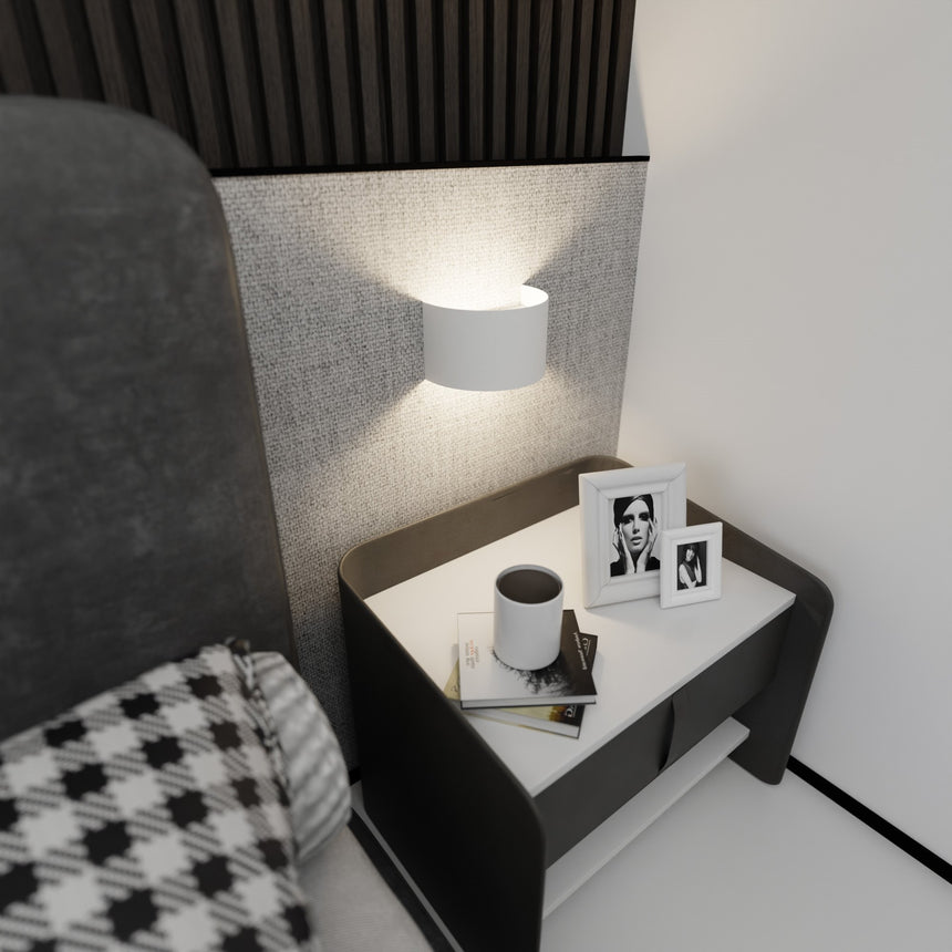 Fold fém falilámpa