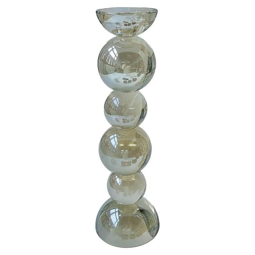 Emie glass candle holder large