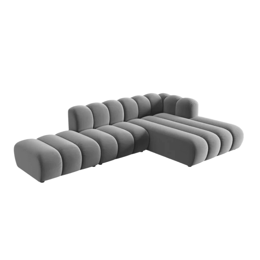 Lupine jobbos bársony sarokkanapé 294x175