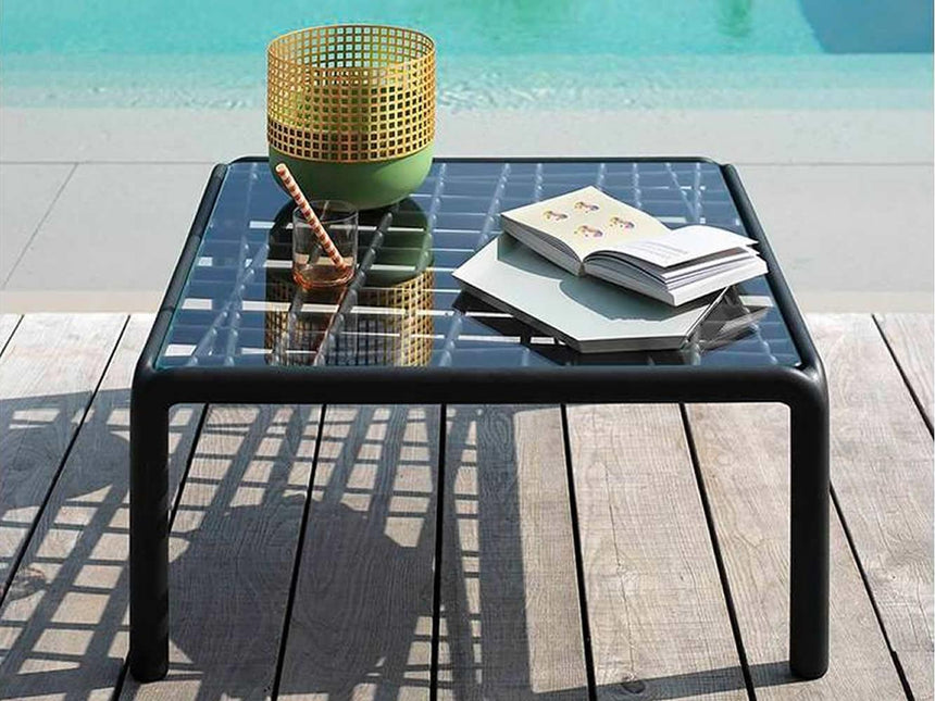 Nardi Komodo PP kerti lerakóasztal üveglappal - Dutch Home